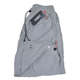 STAPLE CARLTON NYLON ZIP SHORT GRAY