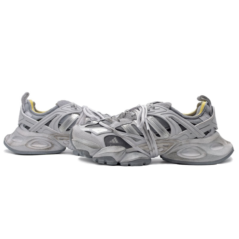 海外限定 ADIDAS XLG RUNNER DELUXE " GREY / SILVER METALLIC " JR9633
