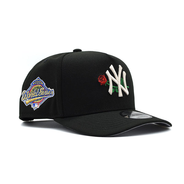 海外限定 NEW ERA NEW YORK YANKEES WORLD SERIES 1996 ROSE 9FIFTY A FRAME SNAPBACK CAP