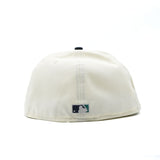 海外限定 NEW ERA SEATTLE MARINERS KINGDOME LEGENDS CREAM SCRIPT FITTED HAT