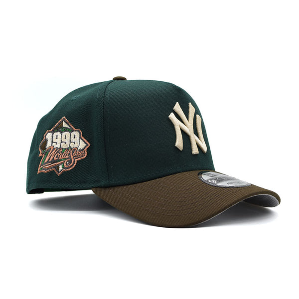 海外限定 NEW ERA NEW YORK YANKEES WORLD SERIES 1999 TWO TONE A FRAME 9FORTY SNAPBACK CAP