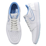 NIKE AIR JORDAN 1 LOW GOLF " WHITE / BLUE TINT / LEGEND BLUE " DD9315-118