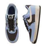 海外限定 NIKE AIR FORCE 1 LOW ' 07 LX " MINERAL GREY / POWDER WHITE / HYDROGEN BLUE " IV4089-011