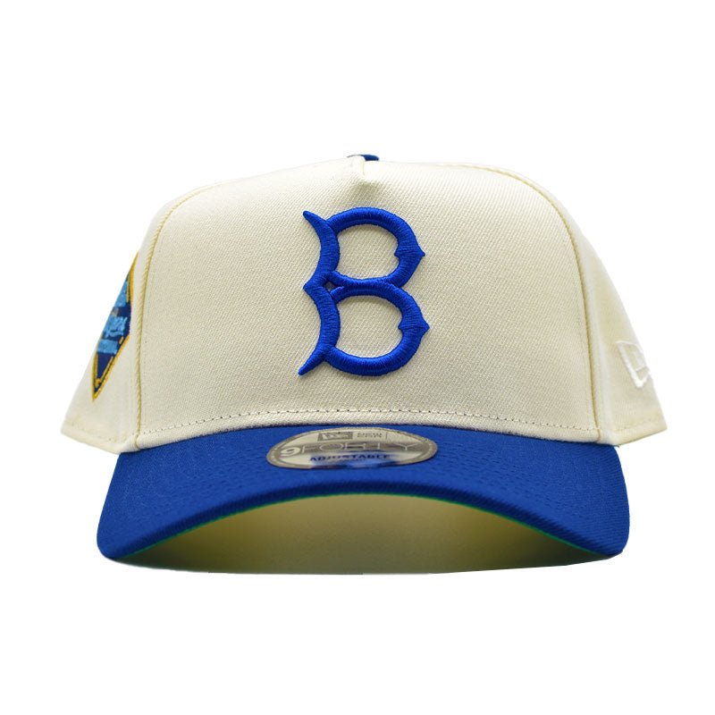 海外限定 NEW ERA 9FORTY ” BROOKLYN DODGERS WHITE / BLUE JACKIE ROBINSON "