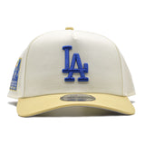 海外限定 NEW ERA 9FORTY LOS ANGELES DODGERS WHITE BROWN