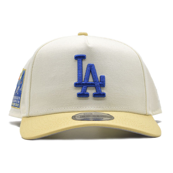 海外限定 NEW ERA 9FORTY LOS ANGELES DODGERS WHITE BROWN