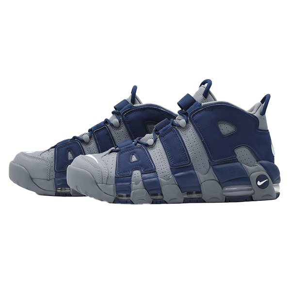 NIKE AIR MORE UPTEMPO 96 "HOYAS" COOL GREY/WHITE-MIDNIGHT NAVY  921948-003