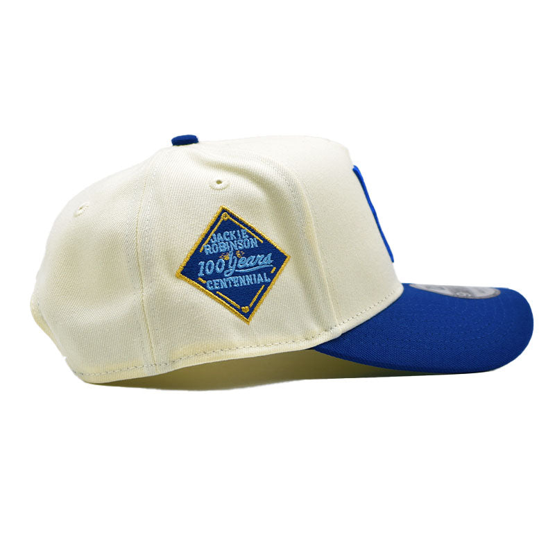 海外限定 NEW ERA 9FORTY ” BROOKLYN DODGERS WHITE / BLUE JACKIE ROBINSON "