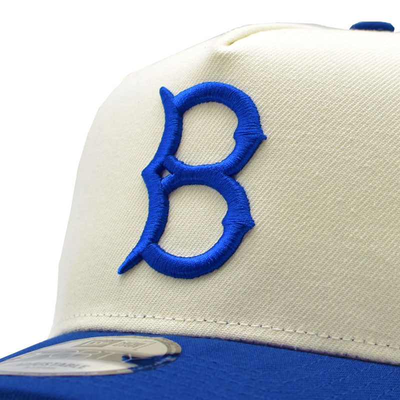 海外限定 NEW ERA 9FORTY ” BROOKLYN DODGERS WHITE / BLUE JACKIE ROBINSON "