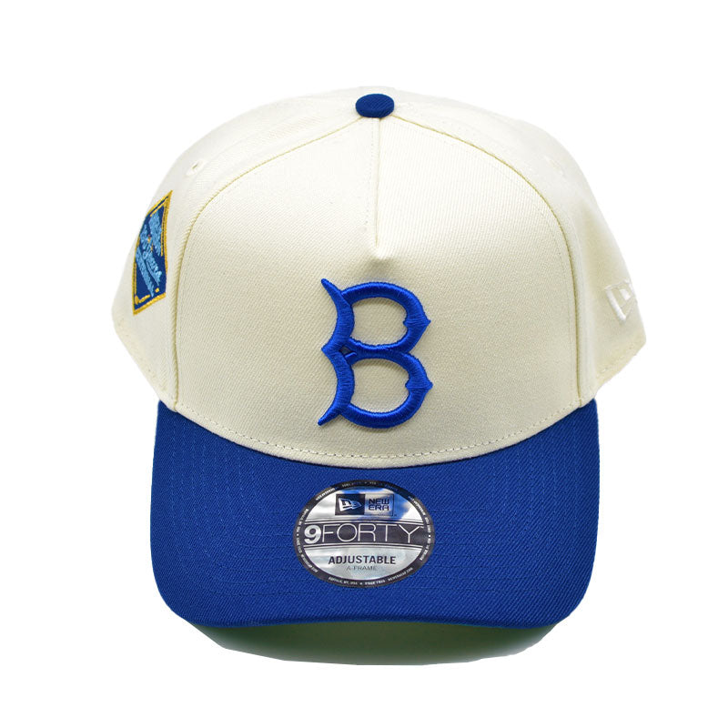 海外限定 NEW ERA 9FORTY ” BROOKLYN DODGERS WHITE / BLUE JACKIE ROBINSON "