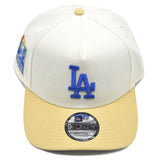 海外限定 NEW ERA 9FORTY LOS ANGELES DODGERS WHITE BROWN