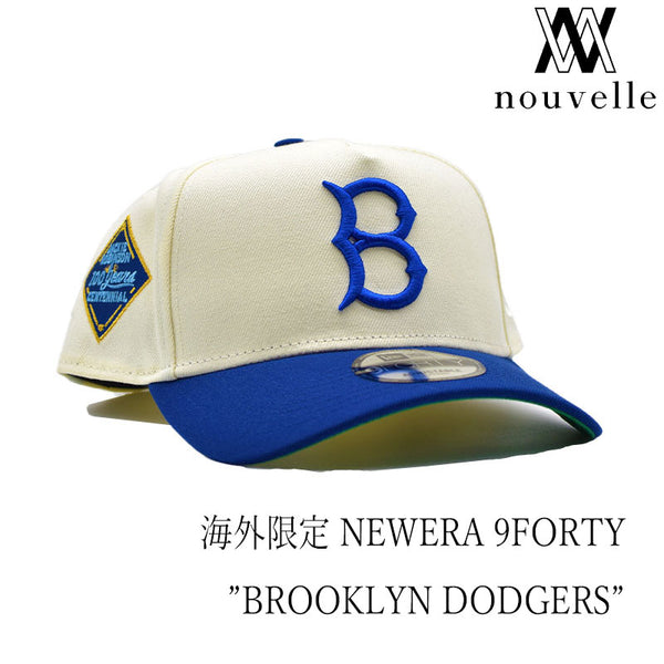 海外限定 NEW ERA 9FORTY ” BROOKLYN DODGERS WHITE / BLUE JACKIE ROBINSON "