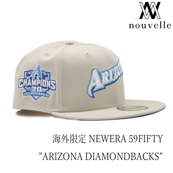 海外限定 NEW ERA 59FIFTY " ARIZONA DIAMONDBACKS LIGHT BEIGE "