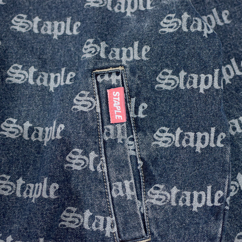 STAPLE BOWERY DENIM JACKET DARK BLUE