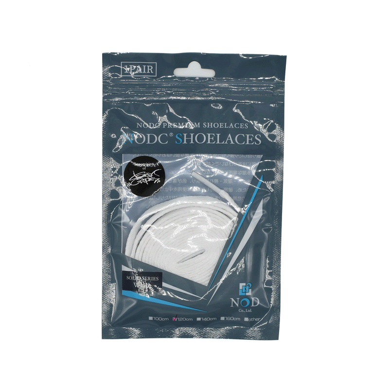 NODC®PREMIUM SHOELACES WHITE