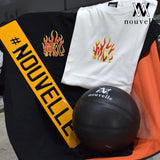 nouvelle × MFC STORE FLAME S/S TEE WHITE