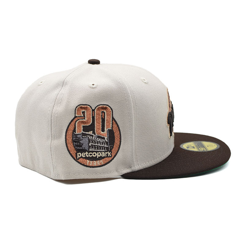 海外限定 NEW ERA SAN DIEGO PADRES 20 YEARS STONE COPPER TWO TONE EDITION 59FIFTY FITTED