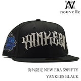 海外限定 NEW ERA 59FIFTY YANKEES BLACK