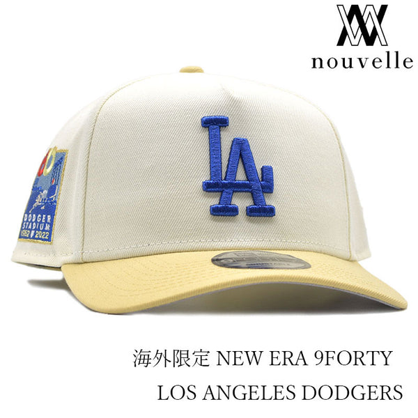 海外限定 NEW ERA 9FORTY LOS ANGELES DODGERS WHITE BROWN
