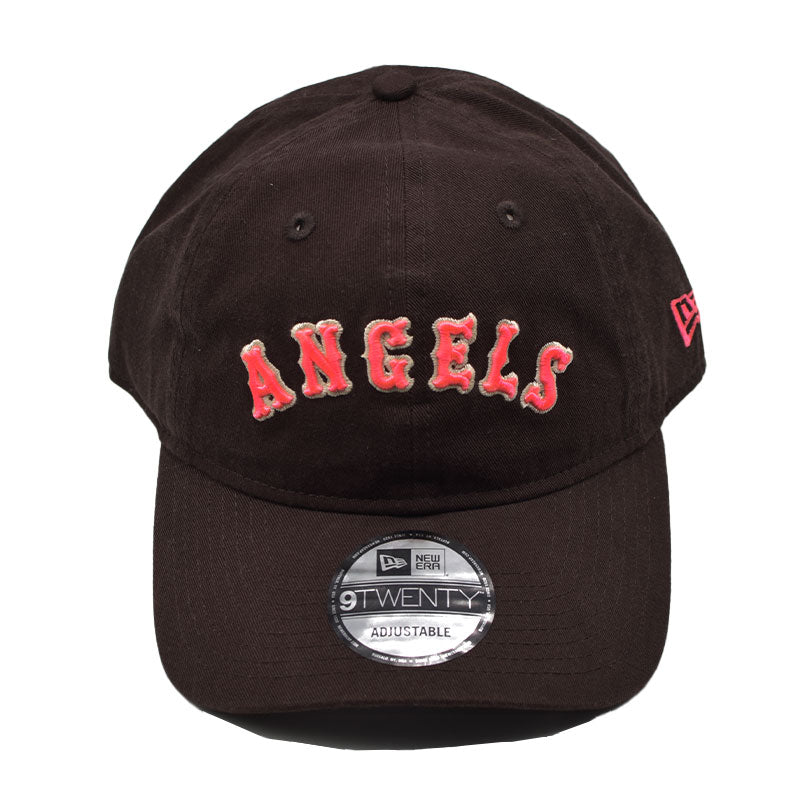 海外限定 NEW ERA 9TWENTY ” LOS ANGELES ANGELS DARK BROWN "