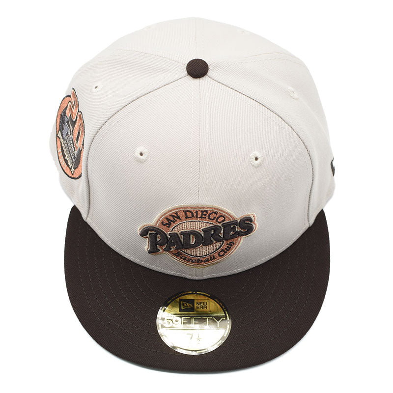 海外限定 NEW ERA SAN DIEGO PADRES 20 YEARS STONE COPPER TWO TONE EDITION 59FIFTY FITTED