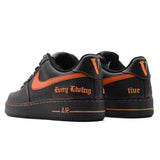 VLONE × NIKE AIR FORCE 1 LOW BLACK/ORANGE AA5360-001