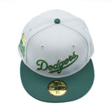 海外限定 NEW ERA LOS ANGELES DODGERS 60TH ANNIVERSARY CONCRETE GOLD TWO TONE EDITION 59FIFTY FITTED GORRA