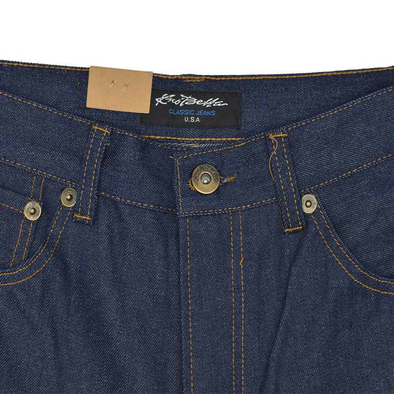 KNO-BETTA DENIM SHORTS デニム ショーツ インディゴ