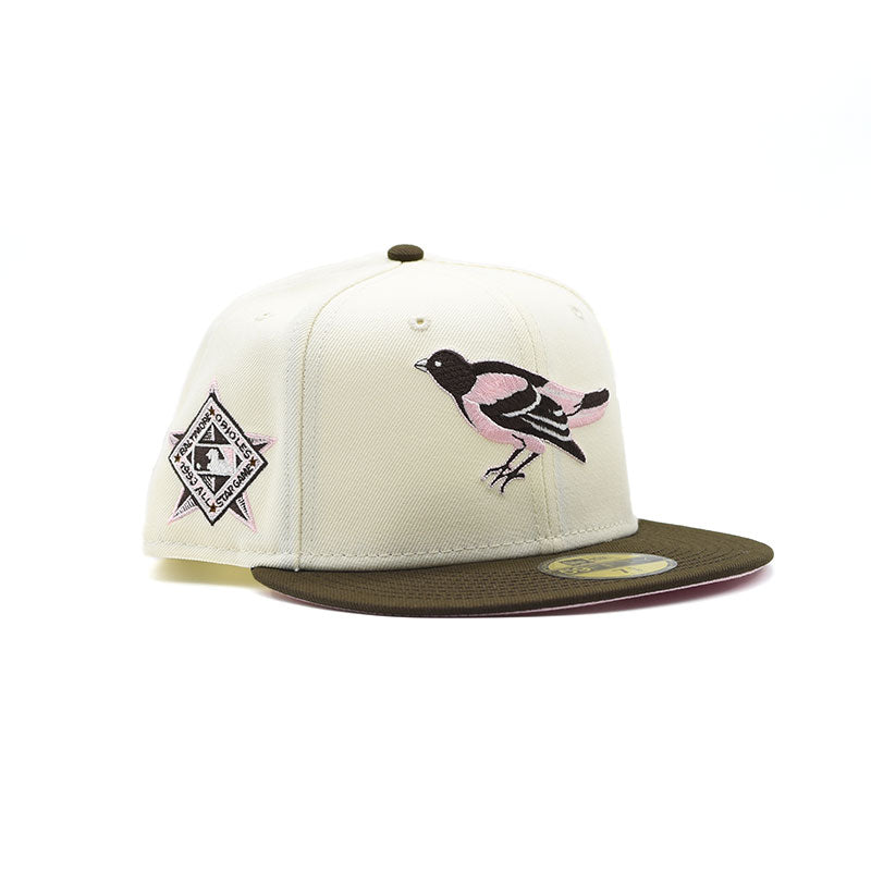 海外限定 NEW ERA BALTIMORE ORIOLES ALL STAR GAME 1993 CHROME TWO TONE EDITION 59FIFTY FITTED CAP