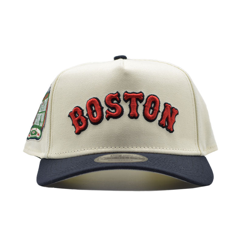 海外限定 NEW ERA 9FORTY ” BOSTON REDSOX WHITE BLACK ”