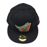 海外限定 NEW ERA ANAHEIM ANGELS BLACK AND RED PRIME EDITION 59FIFTY FITTED CAP