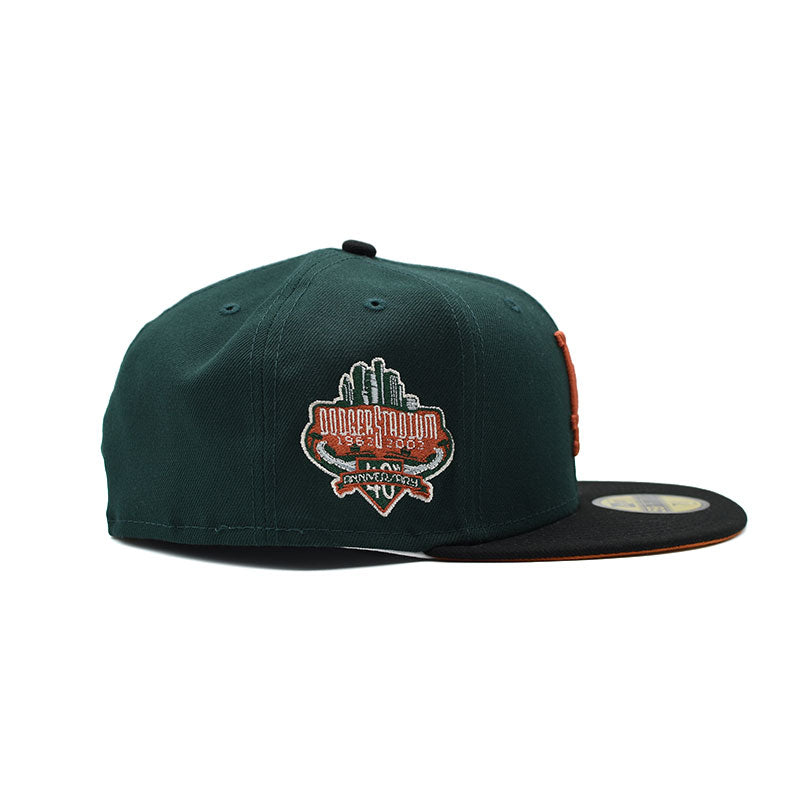 海外限定 NEW ERA 59FIFTY LOS ANGELES DODGERS DARK GREEN