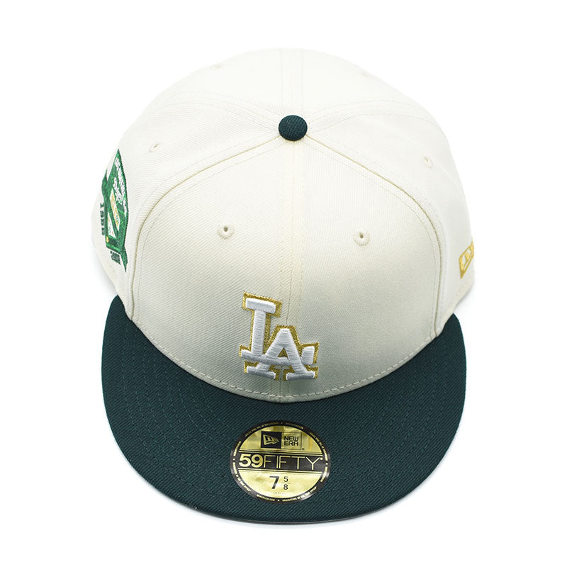 海外限定 NEW ERA LOS ANGELES DODGERS 50TH ANNIVERSARY CHROME GOLD TWO TONE EDITION 59FIFTY FITTED GORRA