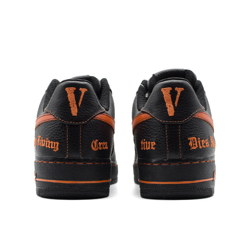 VLONE × NIKE AIR FORCE 1 LOW BLACK/ORANGE AA5360-001