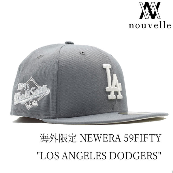 海外限定 NEW ERA 59FIFTY ” Los Angeles Dodgers White Gray ”