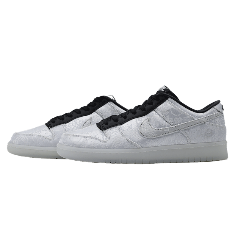 FRAGMENT DESIGN × CLOT × NIKE DUNK LOW WHITE/BLACK  FN0315-110