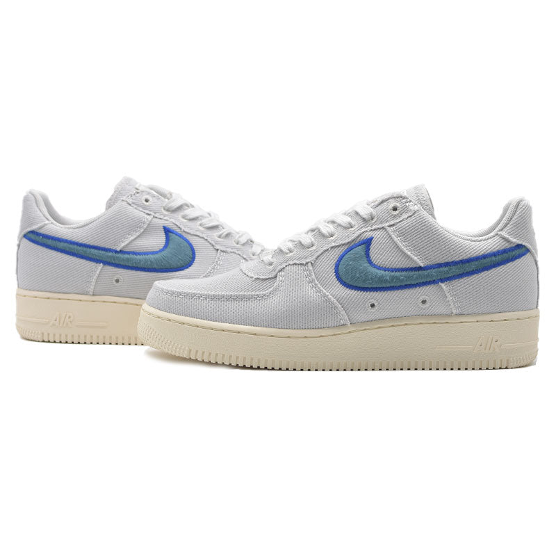 NIKE AIR FORCE 1 LOW CANVAS " PHOTON DUST / GAME ROYAL " HV1204-001