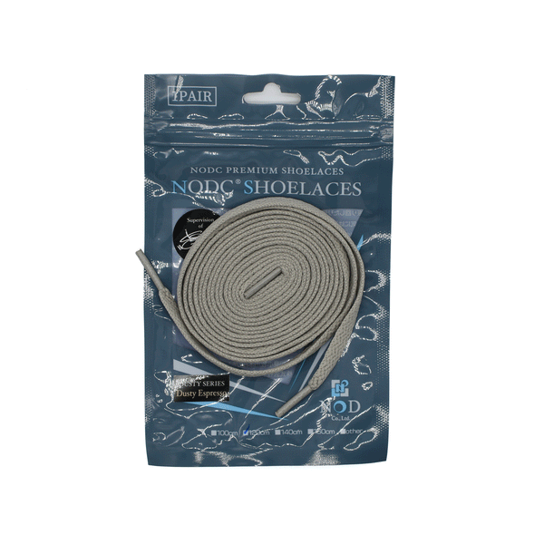 NODC®PREMIUM SHOELACES DUSTY ESPRESSO