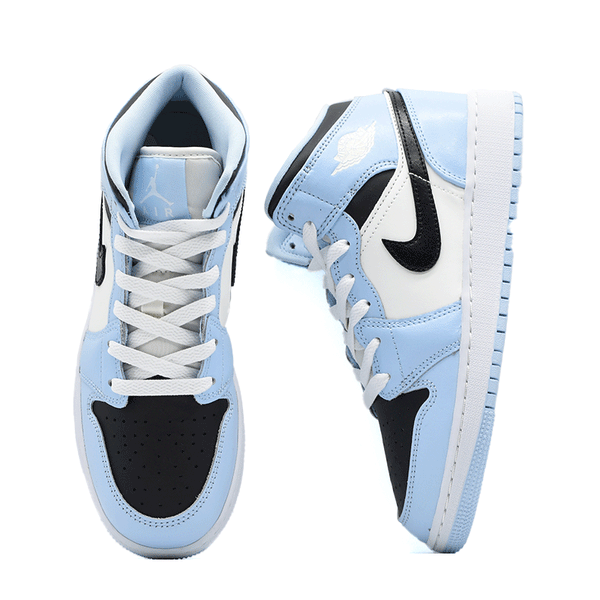 NIKE AIR JORDAN 1 MID " ICE BLUE " 555112-401