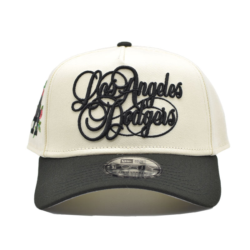 海外限定 NEW ERA 9FORTY ” LOS ANGELES DODGERS WHITE BLACK ”