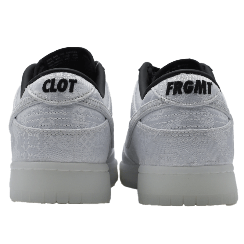 FRAGMENT DESIGN × CLOT × NIKE DUNK LOW WHITE/BLACK  FN0315-110