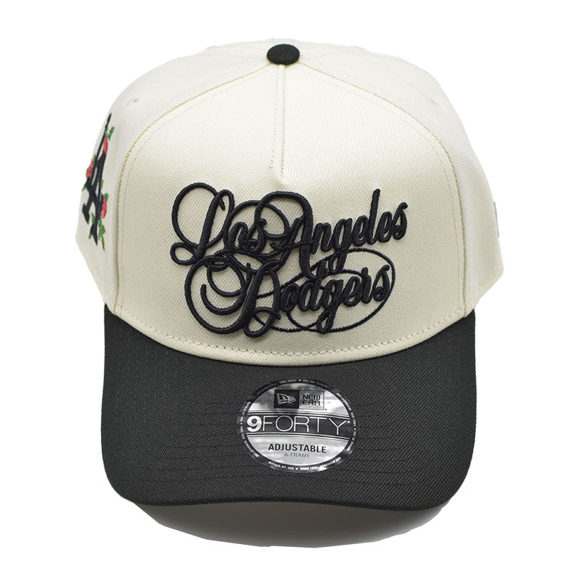 海外限定 NEW ERA 9FORTY ” LOS ANGELES DODGERS WHITE BLACK ”