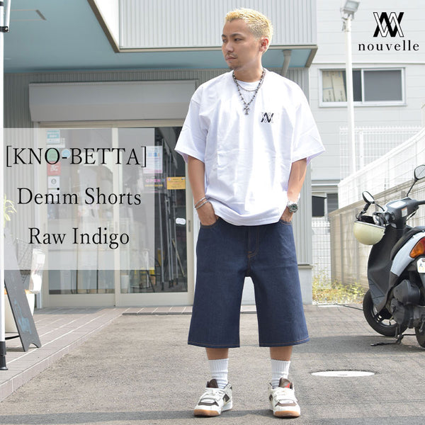 KNO-BETTA DENIM SHORTS デニム ショーツ インディゴ – nouvelle