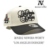 海外限定 NEW ERA 9FORTY ” LOS ANGELES DODGERS WHITE BLACK ”