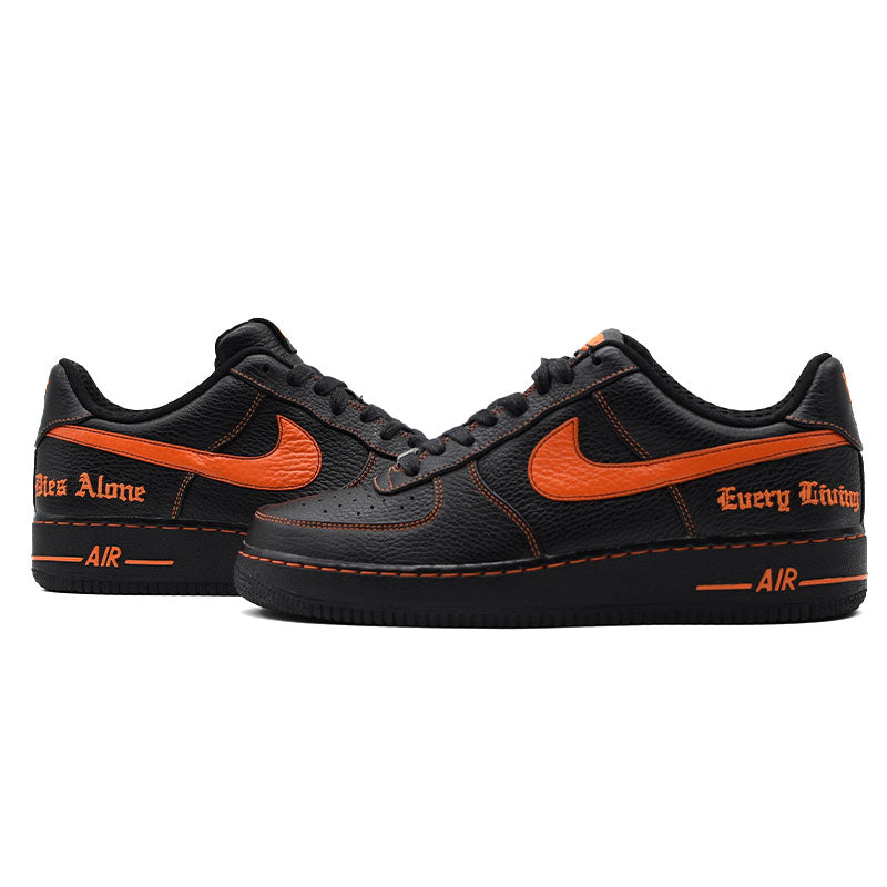 VLONE × NIKE AIR FORCE 1 LOW BLACK/ORANGE AA5360-001