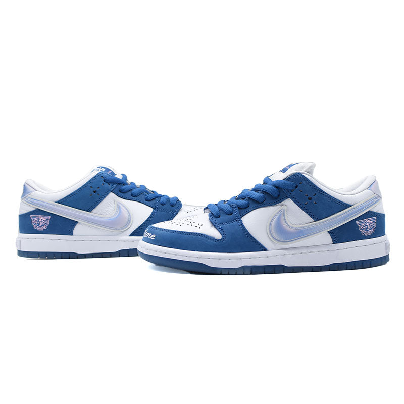 海外限定 BORN X RAISED × NIKE SB DUNK LOW “ WHITE NAVY ” FN7819-400