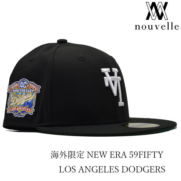 海外限定 NEW ERA 59FIFTY LOS ANGELES DODGERS UPSIDE DOWN FITTED HAT BLACK