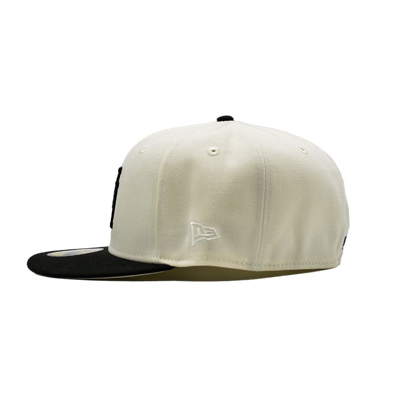 海外限定 NEW ERA 59FIFTY ” LOS ANGELES DODGERS WHITE BLACK ” UPSIDE DOWN LOGO