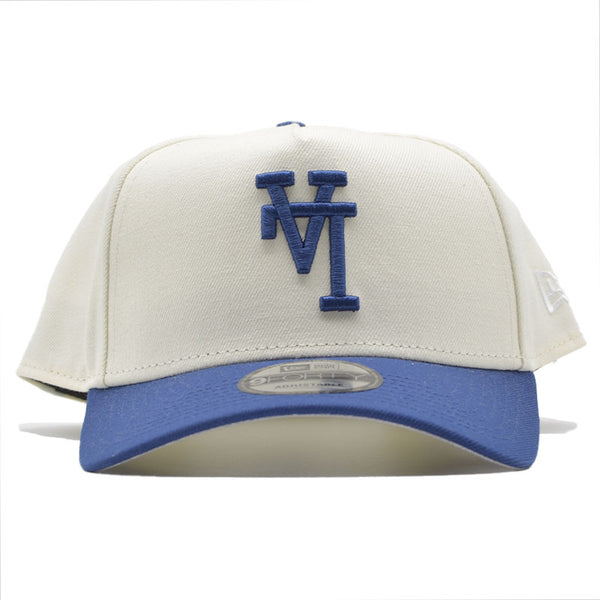 海外限定 NEW ERA 9FORTY LOS ANGELES DODGERS UPSIDE DOWN HAT WHITE BLUE