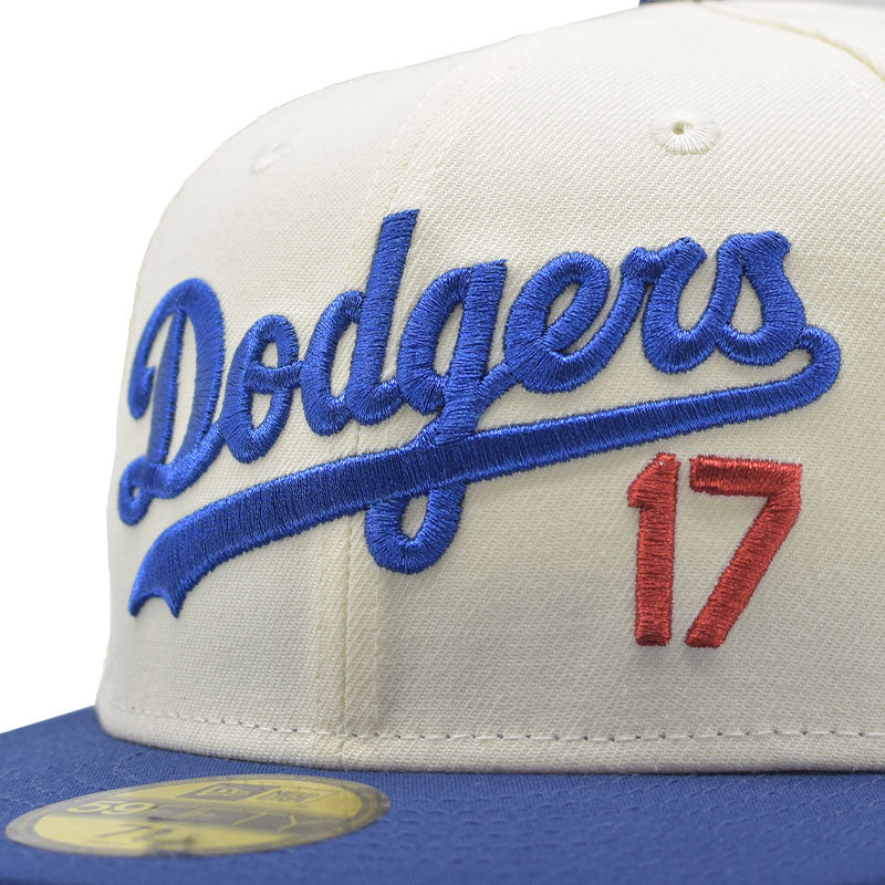 海外限定 NEW ERA 59FIFTY ” LOS ANGELES DODGERS WHITE BLUE ” SHOHEI OTANI